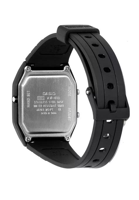 Jual Casio Casio Jam Tangan Black Resin Aw He Avdf Original