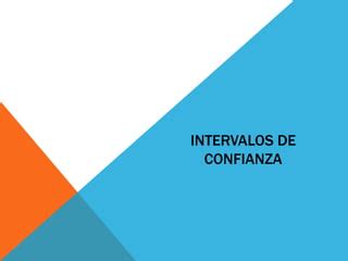 Intervalos De Confianza PPT Descarga Gratuita