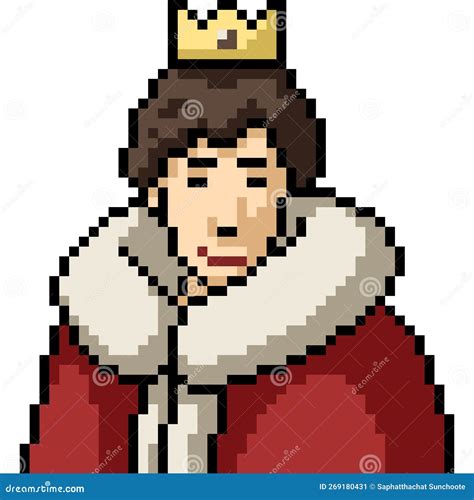 Pixel Bit Royal Crown Background High Res Wallpaper Royalty Free