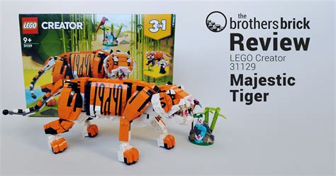 Lego Creator 31129 Majestic Tiger N4en2 Tbb Review Cover The