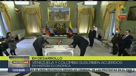 Venezuela y Colombia suscriben acuerdo en materia económica para