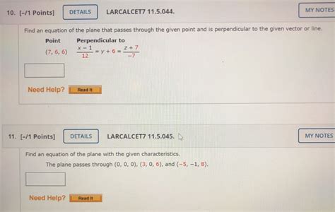 Solved 10 1 Points DETAILS LARCALCET7 11 5 044 MY Chegg