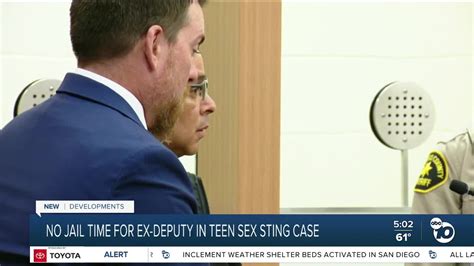 Former Sheriffs Deputy Involved In Teen Sex Sting Case Sentenced