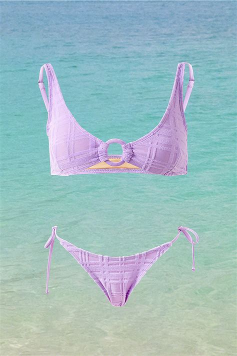 Ring Front Scoop Bikini Top