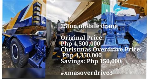 Mobile Crane 25ton Special Vehicles Heavy Vehicles On Carousell