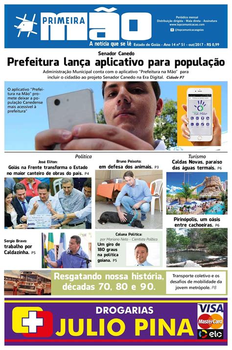 Noticia Em Primeira Mao - Jornal Primeira Mão Edição Outubro 2017 ~ Jornal Primeira Mão