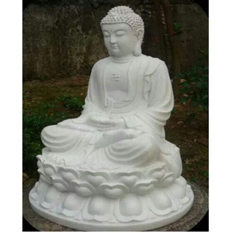 White Marble Stone Buddha Statue Sizedimension 45 Feet At Rs 45000 In Jaipur