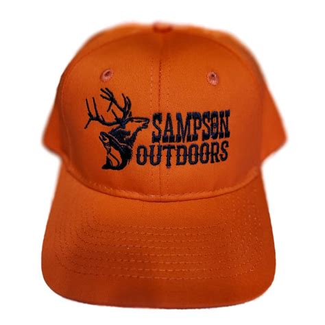 Hunter Orange Ball Cap Sampson Outdoors