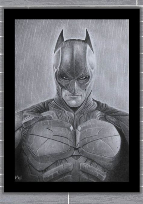 Quadro Batman Fosco Chuva A3 Moldura 33 X 45 Cm Elo7