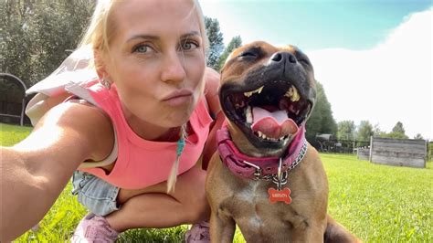 Стаффбуль - собака улыбка!😄🐶 - YouTube