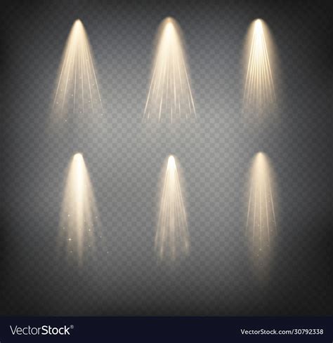 Set spotlight Royalty Free Vector Image - VectorStock