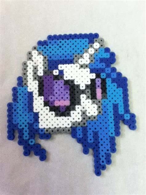 Perler Beads Dj Pon Head By Otakuluka On Deviantart Perler Bead