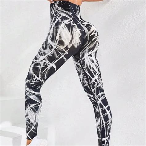 Batik Diki Siz Tayt Kad Nlar I In Spor Yoga Pantolon Push Up Egzersiz