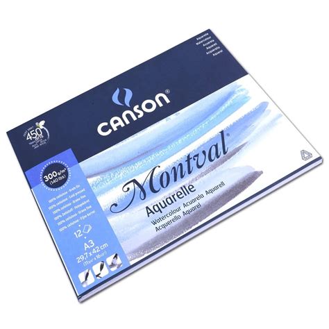 Bloco Aquarela Montval Canson Folhas A G M