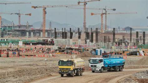 Construcción del nuevo terminal de pasajeros del aeropuerto Jorge