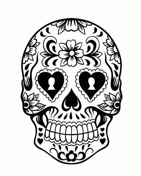 Free Printable Sugar Skull Day Of The Dead Mask Free Printable