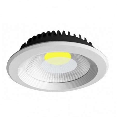 Panel Embutido Led MACROLED COB RTB30 CWW Redondo 30w 3000k Luz Blanco