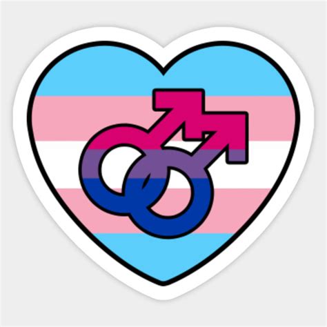 Bi Trans Man Pride Pride Sticker Teepublic