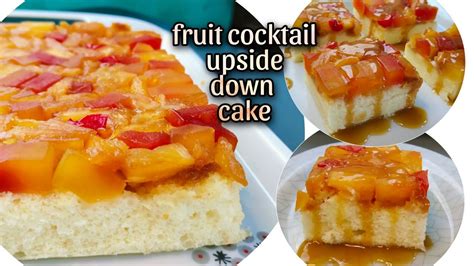 Perfect For Christmas Dessert Fruit Cocktail Upside Down Cake