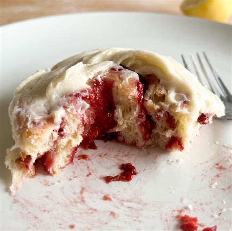 Sourdough Raspberry Lemon Rolls R Baking