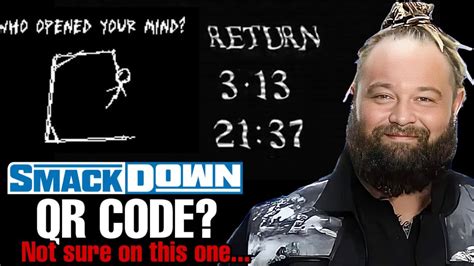 Bray Wyatt Qr Code During Smackdown Wwe News Youtube