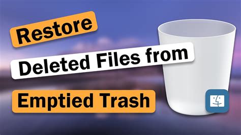 How To Recover Deleted Files From Emptied Trash On Mac YouTube