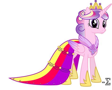 Princess Cadence Gala Dress My Little Pony Princess Mom Drawing My
