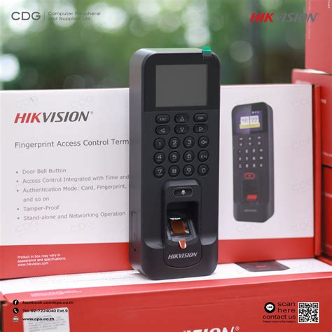 เครื่องสแกนลายนิ้วมือ Hikvision Finger Scan Ds K1t804bmf Cps