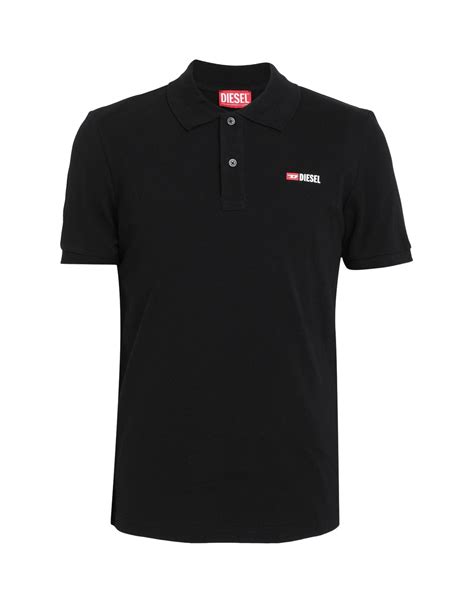 Diesel Polo Shirt In Black For Men Lyst