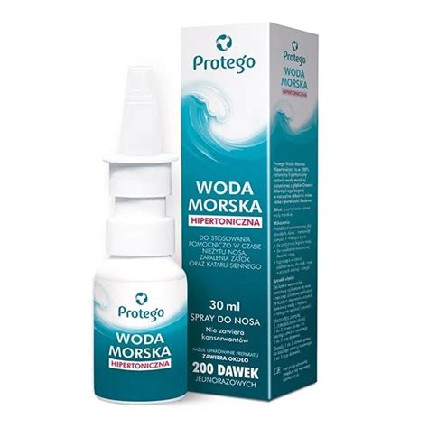 Protego Woda Morska Hipertoniczna Spray Do Nosa Ml Cena Opinie