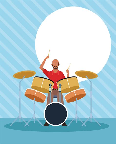 Musician artist cartoon 655117 Vector Art at Vecteezy