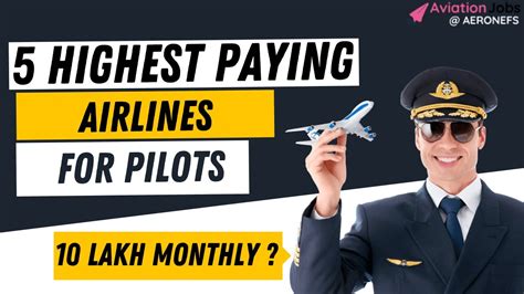 Highest Paying Airlines For Pilots How Much Pilots Earn Per Month