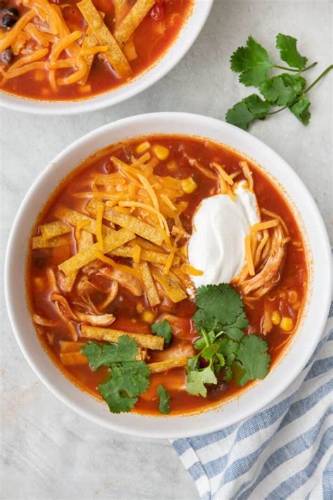 Instant Pot Chicken Tortilla Soup Thigh Recipe Feel Good Foodie