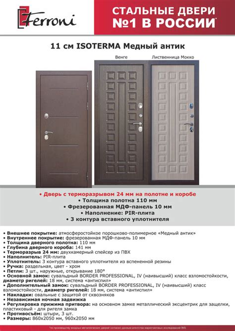 IzoTherma (венге) – 1001DVER онлайн магазин входных дверей