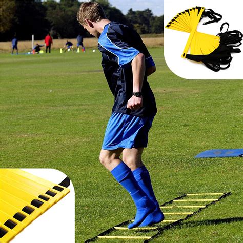 Sports Equipment Adjustable Football Flat Training Speed Agility Ladder