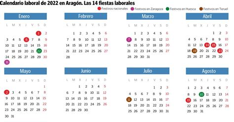 Calendario Laboral Zaragoza A Comprehensive Guide Calendar