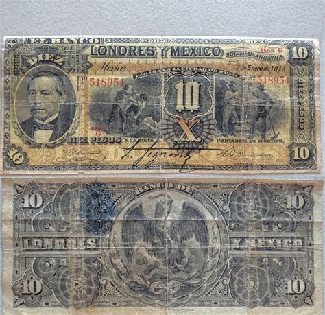 Arriba 104 Foto Billete De 10 Pesos Mexicanos 1963 Cuanto Vale Cena