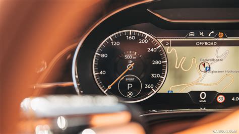 Bentley Continental GT | 2018MY (Color: Verdant) | Digital Instrument Cluster