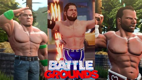 Wwe 2k Battlegrounds John Cena Vs Aj Styles Vs Shawn Michaels