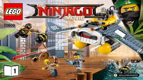 Lego Instructions The Lego Ninjago Movie 70609 Manta Ray Bomber