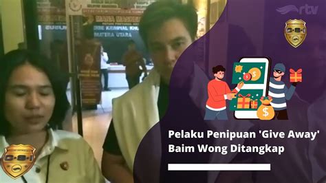 Pelaku Penipuan Give Away Baim Wong Ditangkap YouTube