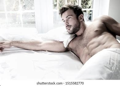 Sexy Hairy Naked Muscular Man Sixpack Stock Photo Shutterstock