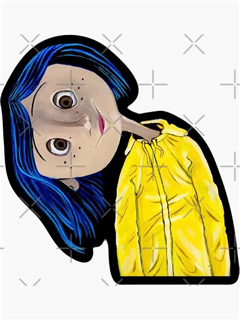 Coraline Sticker For Sale By Nakamoto99 Redbubble