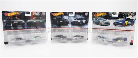 Mattel Hot Wheels NISSAN SET 6X SENTRA SE R 1991 SILVIA S13 1988 SUBARU IMPREZA WRX BASE