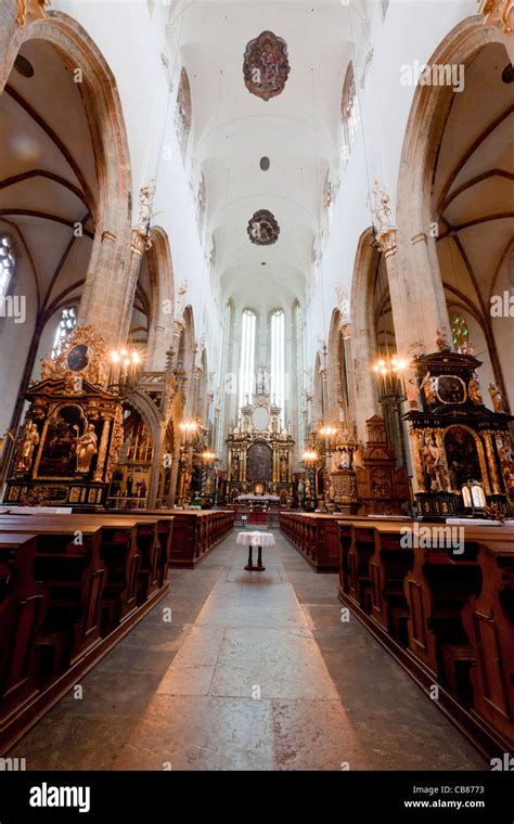 Interior Of The Tyn Church The Church Of Our Lady Before Tyn In