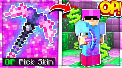 How To Get Op Skins For Your Pickaxe On Minecraft Prisons Server Minecraft Op Prison 11