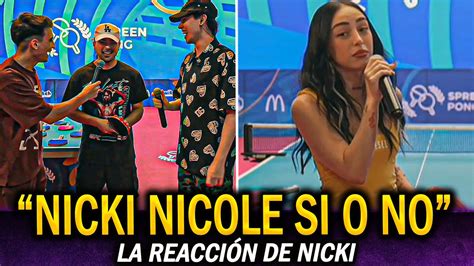 PICANTE NICKI NICOLE le RESPONDIÓ a BANANIROU tras su MEME VIRAL No