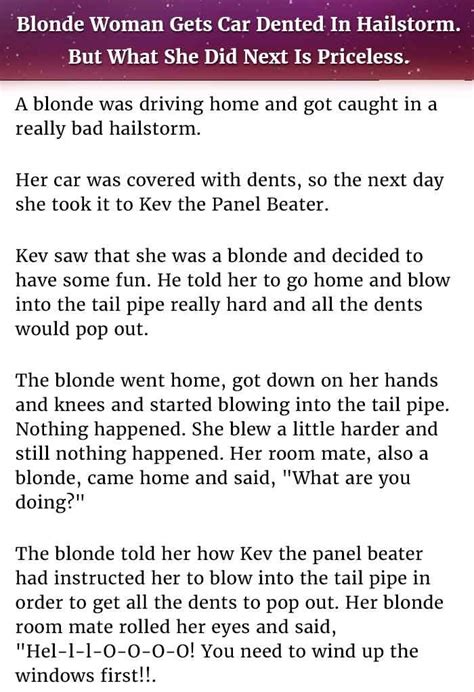 Blonde Woman Gets Car Dented In Hailstorm But What She Did Next Is
