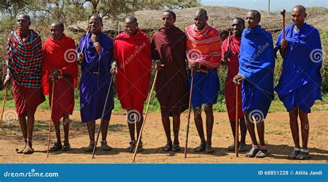 Maasai Men Kenya Editorial Stock Photo Image Of Amboseli 68851228