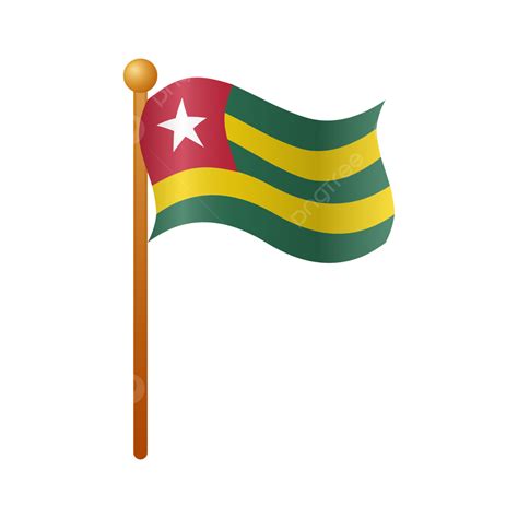 Bandeira Do Togo PNG Ir Bandeira País Imagem PNG e Vetor Para